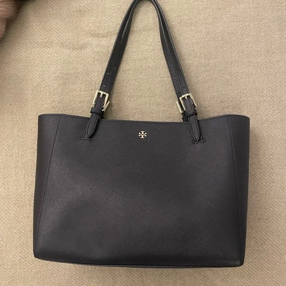 Tory Burch York Small Buckle Tote - Picture 1 of 8